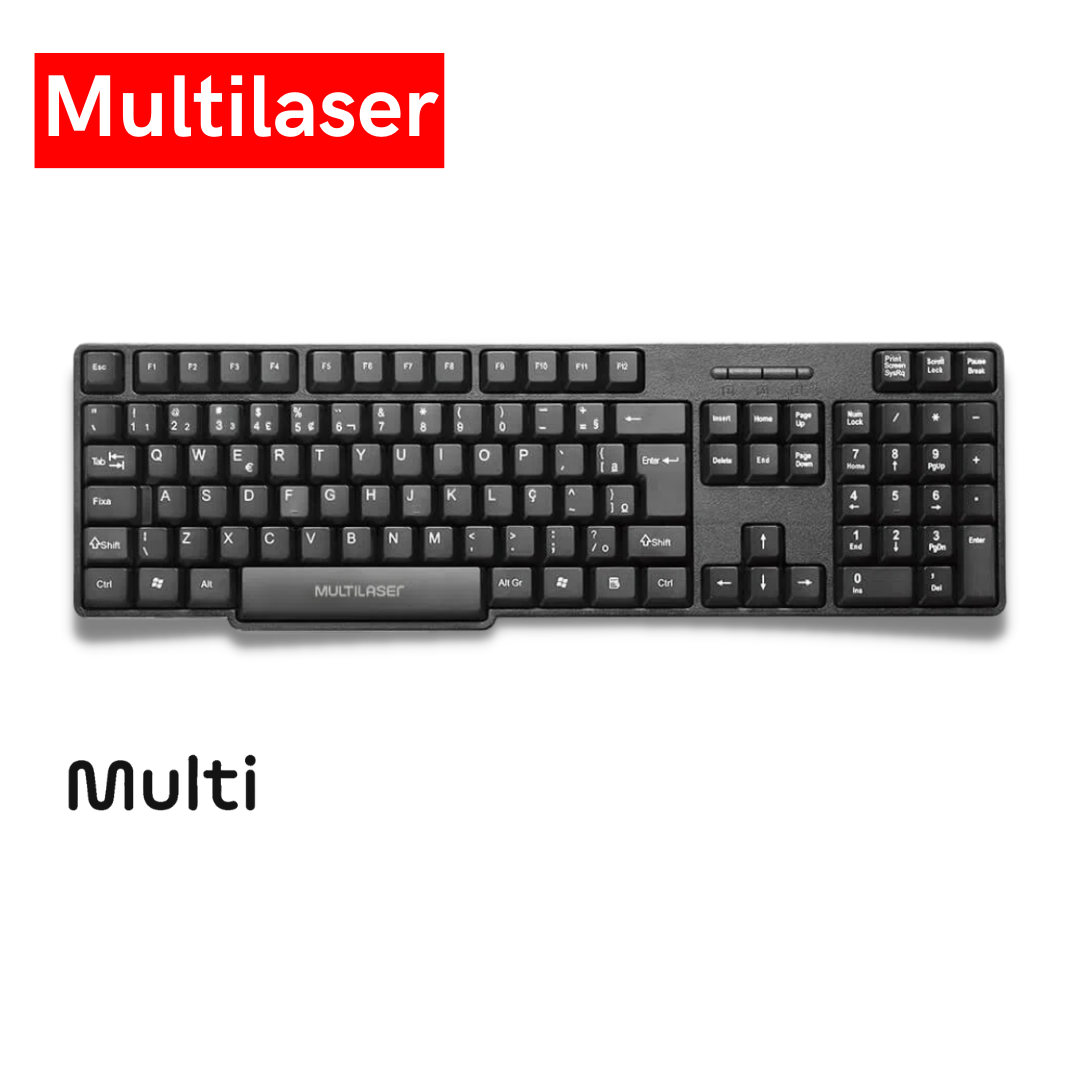 Teclado MultiLaser TC213 Preto