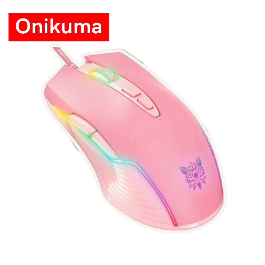 Mouse Gamer Onikuma CW905 Rosa